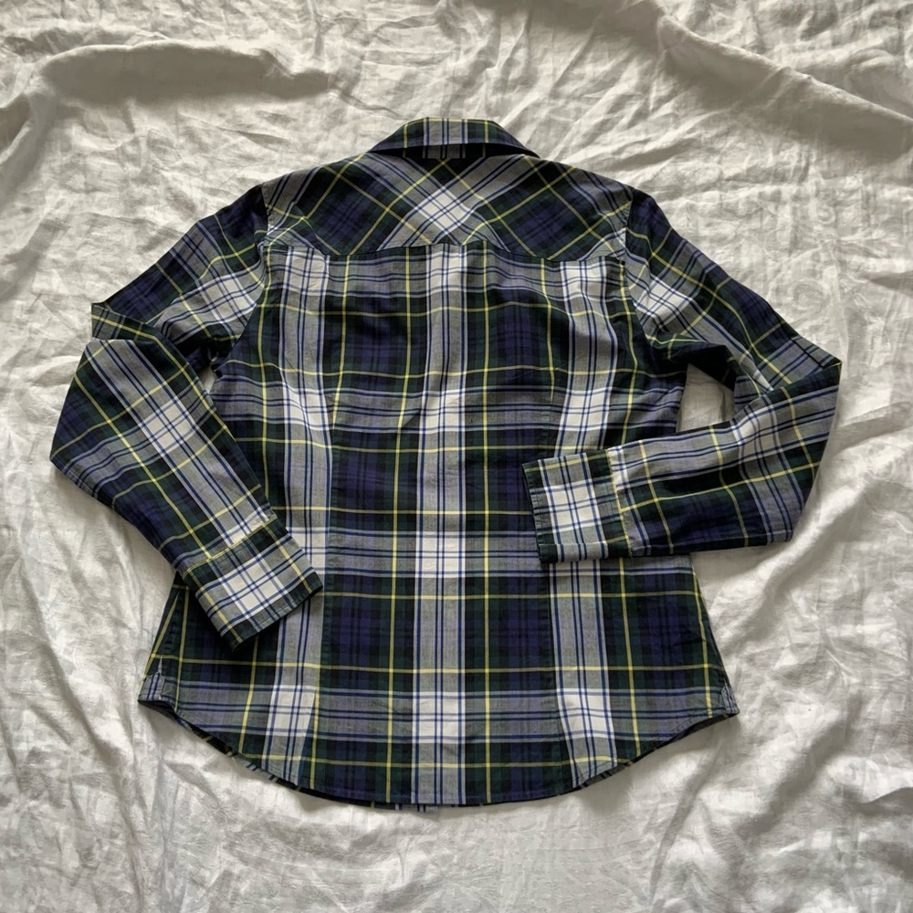 J Crew The Perfect Shirt Plaid Button Down Top 10 - Picture 5 of 5